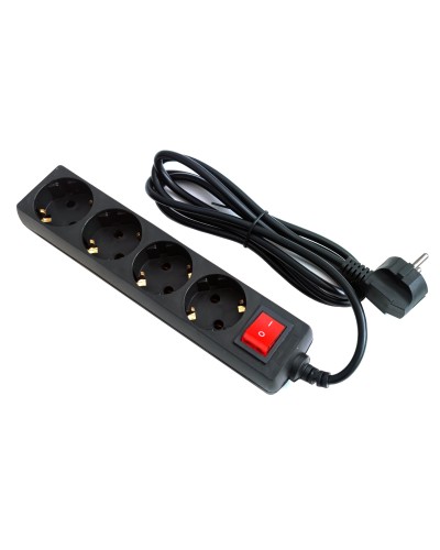 SP4B-218. Сетевой фильтр 4 розетки, 1,8м черный. 5bites в Томске