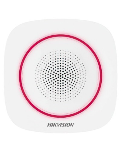DS-PS1-II-WE(RU) Red Indicator. Оповещатель свето-звуковой радиоканальный. AX PRO Hikvision в Томске