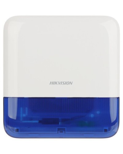 DS-PS1-E-WE Blue Indicator. Оповещатель свето-звуковой радиоканальный уличный. AX PRO Hikvision в Томске