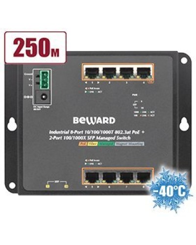 STWP-0802HP. Коммутатор 8-портовый. Beward в Томске