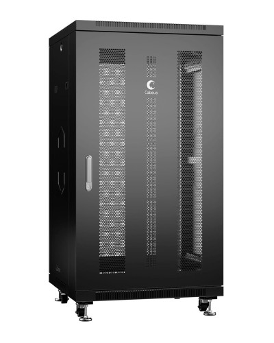 ND-05C-22U60/80-BK (8563c). Шкаф телекоммуникационный 19 напольный 22U. CABEUS в Томске