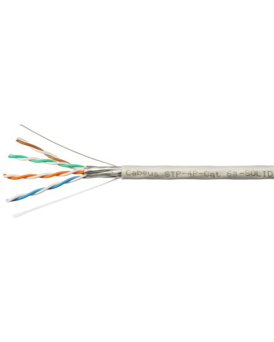STP-4P-Cat.6a-SOLID-IN-PVC (7196c). Кабель «витая пара» (LAN) для структурированных систем связи. CABEUS в Томске