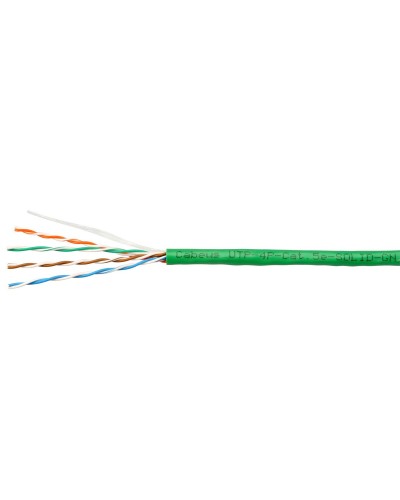 UTP-4P-Cat.5e-SOLID-GN-100 (7250c-5). Кабель «витая пара» (LAN) для структурированных систем связи. CABEUS в Томске
