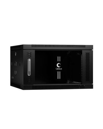 SH-05F-6U60/60-BK (8587c). Шкаф телекоммуникационный 19 настенный 6U. CABEUS в Томске