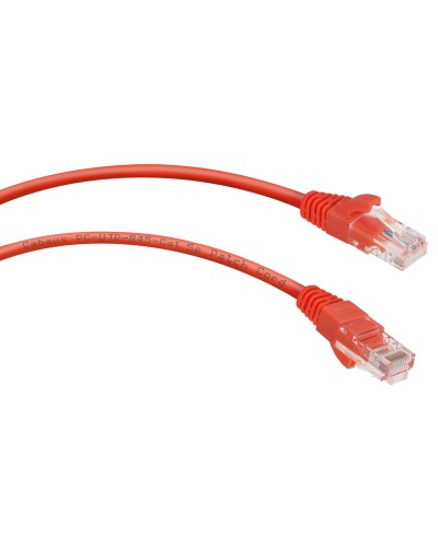 PC-UTP-RJ45-Cat.5e-0.3m-RD-LSZH (9511c), красный. Патч-корд медный. CABEUS в Томске