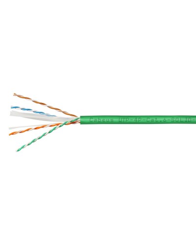 UTP-4P-Cat.6-SOLID-LSLTx-GN-100 (11139c-5). Кабель «витая пара» (LAN) для структурированных систем связи. CABEUS в Томске