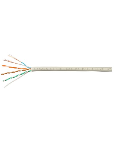 UTP-4P-Cat.5e-SOLID-GY-LIGHT-100 (9995c-5). Кабель «витая пара» (LAN) для структурированных систем связи. CABEUS в Томске