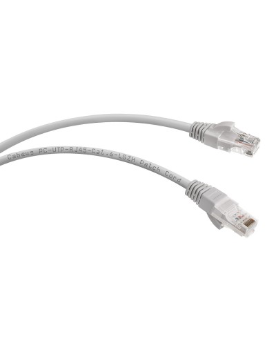 PC-UTP-RJ45-Cat.6-15m-LSZH (9595c), серый. Патч-корд медный. CABEUS в Томске