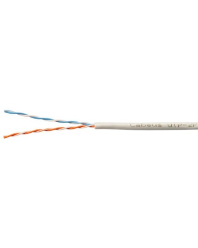 UTP-2P-Cat.5e-SOLID-LSZH-GY-100 (11063c-5). Кабель «витая пара» (LAN) для структурированных систем связи. CABEUS в Томске