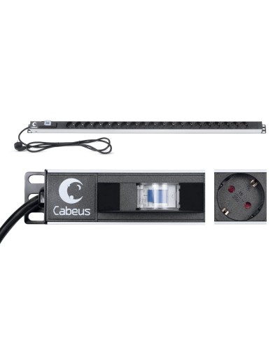 PDU-16-20S-B (9551c). Блок розеток. CABEUS в Томске