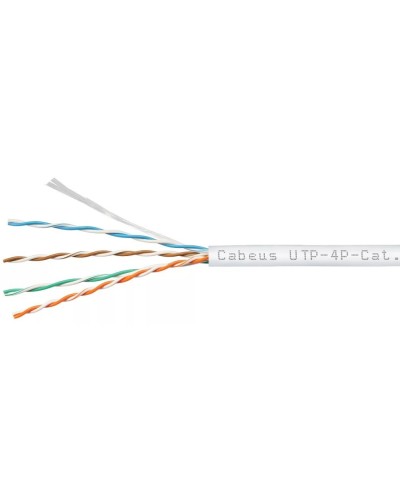 UTP-4P-Cat.5e-SOLID-LSZH-GY (9776c). Кабель «витая пара» (LAN) для структурированных систем связи. CABEUS в Томске