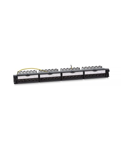 PL-24-KJ-RJ45-Cat.6a-SH-180T (11834c): Патч-панель 19" (1U), 24 порта RJ-45, категория 6a, полностью экранированная в Томске