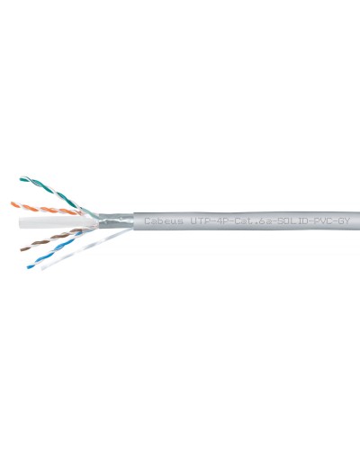 UTP-4P-Cat.6a-SOLID-PVC-GY (11373c). Кабель «витая пара» (LAN) для структурированных систем связи. CABEUS в Томске