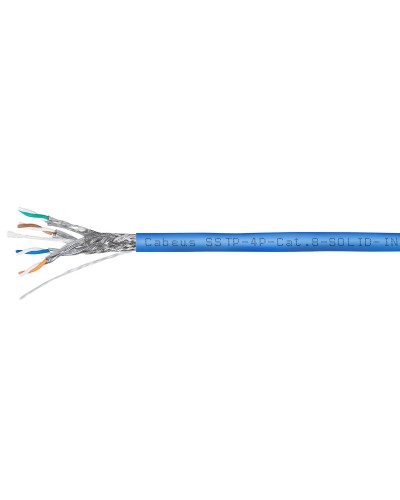 SSTP-4P-Cat.8-SOLID-IN-LSZH-BL-100 (7750c-1). Кабель «витая пара» (LAN) для структурированных систем связи. CABEUS в Томске
