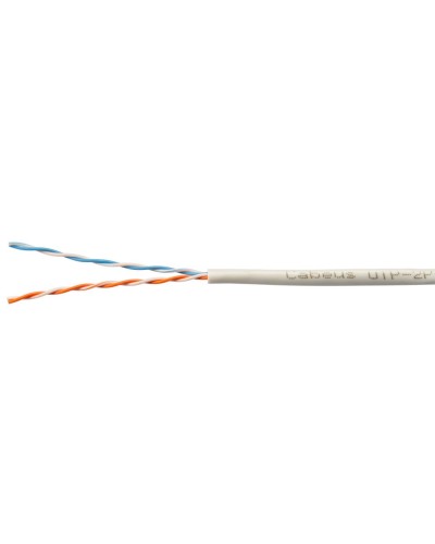 UTP-2P-Cat.5e-SOLID-GY-500 (11212c). Кабель «витая пара» (LAN) для структурированных систем связи. CABEUS в Томске