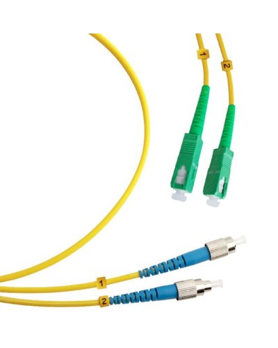 FOP(d)-9-SC/APC-FC/UPC-15m (8128c). Патч-корд оптический. CABEUS в Томске