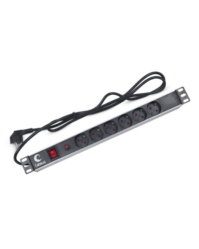 PDU-6P-F-2EU (7296c). Блок розеток 19. CABEUS в Томске