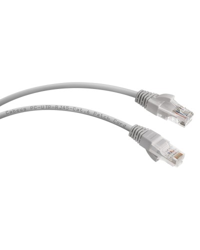 PC-UTP-RJ45-Cat.6-2m (7268c), серый. Патч-корд медный. CABEUS в Томске