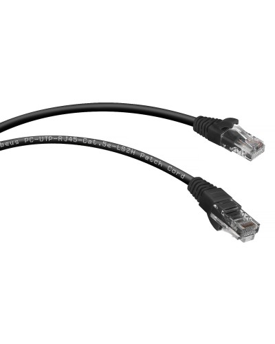 PC-UTP-RJ45-Cat.5e-5m-BK-LSZH (9541c), чёрный. Патч-корд медный. CABEUS в Томске