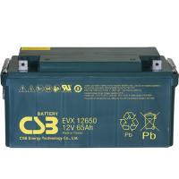 CSB EVX 12650. Аккумулятор герметичный свинцово-кислотный. CSB