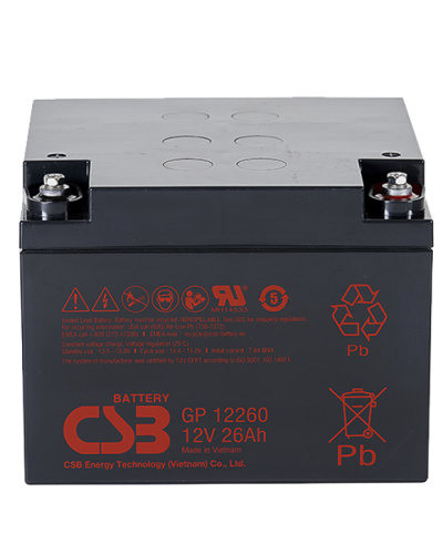CSB GP 12260. Аккумулятор герметичный свинцово-кислотный. CSB в Томске
