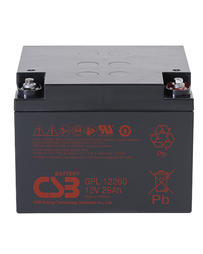 CSB GPL 12260. Аккумулятор герметичный свинцово-кислотный. CSB в Томске
