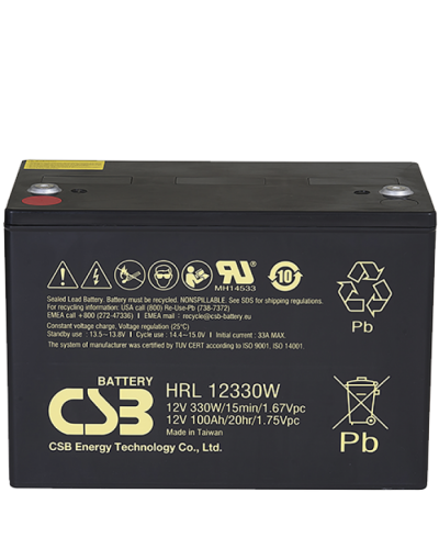 CSB HRL 12330W FR. Аккумулятор герметичный свинцово-кислотный. CSB в Томске
