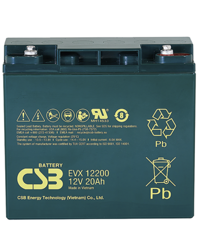 CSB EVX 12200. Аккумулятор герметичный свинцово-кислотный. CSB в Томске