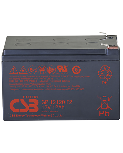 CSB GP 12120. Аккумулятор герметичный свинцово-кислотный. CSB в Томске