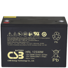 CSB HRL 12330W. Аккумулятор герметичный свинцово-кислотный. CSB