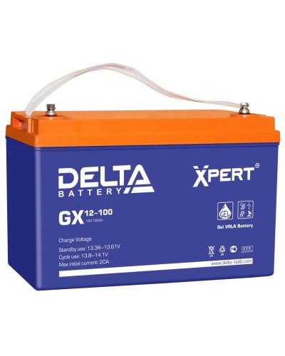 Delta GX 12-100. Аккумулятор герметичный свинцово-кислотный. Delta в Томске