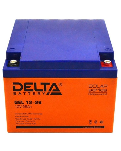 Delta GEL 12-26. Аккумулятор герметичный свинцово-кислотный. Delta в Томске