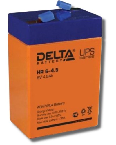 Delta HR 6-4.5. Аккумулятор герметичный свинцово-кислотный. Delta в Томске
