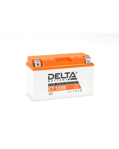 Delta CT 1208. Аккумулятор герметичный свинцово-кислотный стартерный. Delta в Томске