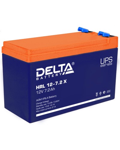 Delta HRL 12-7.2 X. Аккумулятор герметичный свинцово-кислотный. Delta в Томске