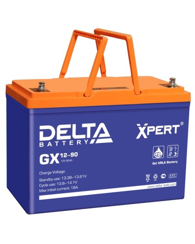 Delta GX 12-90. Аккумулятор герметичный свинцово-кислотный. Delta в Томске