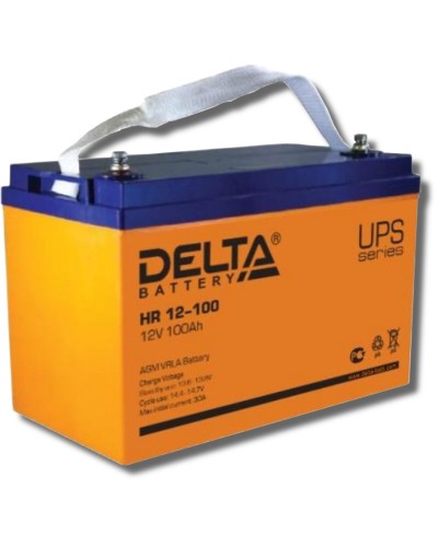 Delta HR 12-100. Аккумулятор герметичный свинцово-кислотный. Delta в Томске