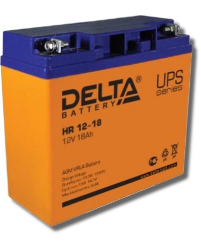 Delta HR 12-18. Аккумулятор герметичный свинцово-кислотный. Delta в Томске