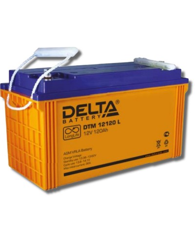 Delta DTM 12120 L. Аккумулятор герметичный свинцово-кислотный. Delta в Томске