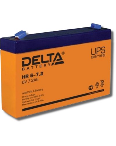 Delta HR 6-7.2. Аккумулятор герметичный свинцово-кислотный. Delta в Томске