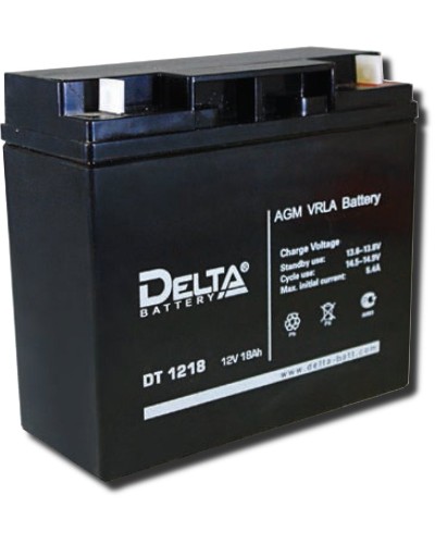 Delta DT 1218. Аккумулятор герметичный свинцово-кислотный. Delta в Томске