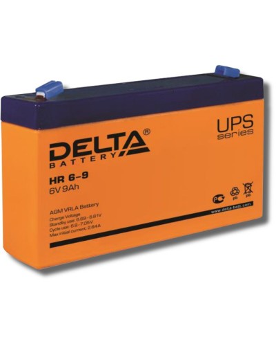 Delta HR 6-9. Аккумулятор герметичный свинцово-кислотный. Delta в Томске
