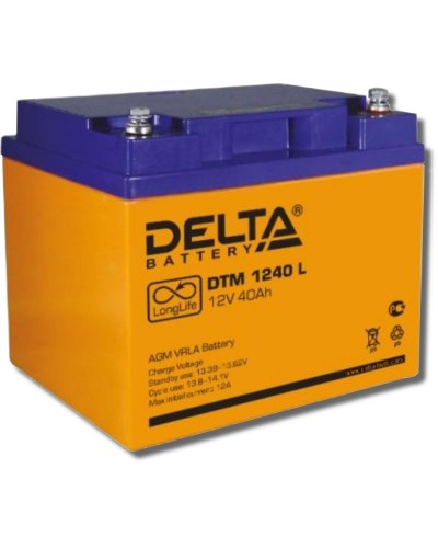 Delta DTM 1240 L. Аккумулятор герметичный свинцово-кислотный. Delta в Томске