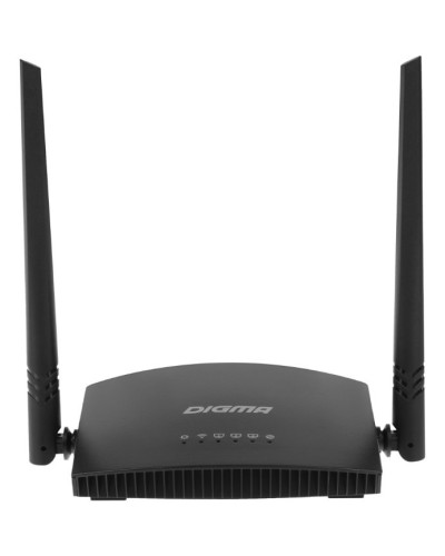 DWR-N301 N300 10/100BASE-TX черный. Роутер беспроводной. Digma в Томске