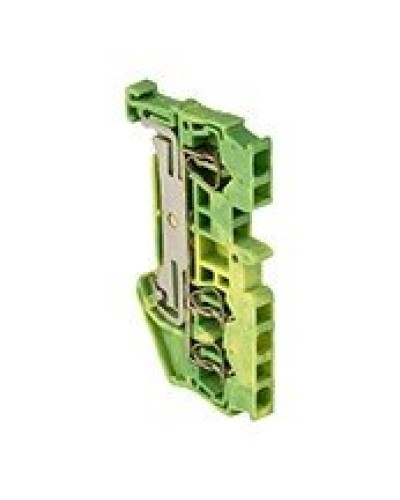 JXB-ST-2.5 3-проводная, земля, желто-зеленная (plc-jxb-st-2.5-3-pen). Колодка клеммная пружинная. EKF в Томске