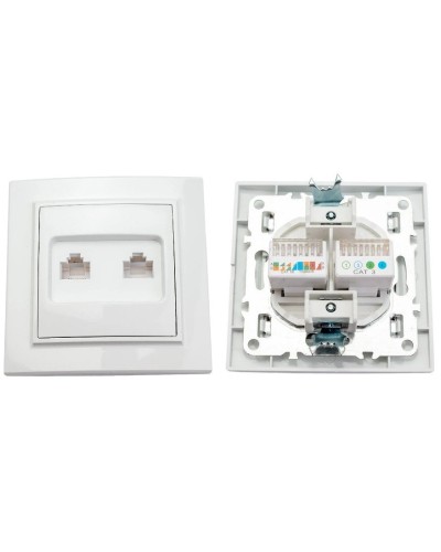 Минск Розетка RJ-45+Phone СП (ERK00-135-10). Розетка RJ-45+Phone СП. EKF в Томске