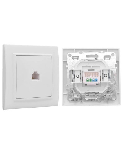Минск Розетка RJ-45 1-местная СП (ERK01-035-10). Розетка RJ-45 1-местная СП. EKF в Томске