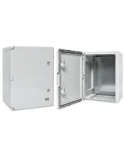 Бокс пластиковый с монтажной платой 500х400х180 IP65 PROxima (PB65MP006). Бокс пластиковый антивандальный. EKF в Томске