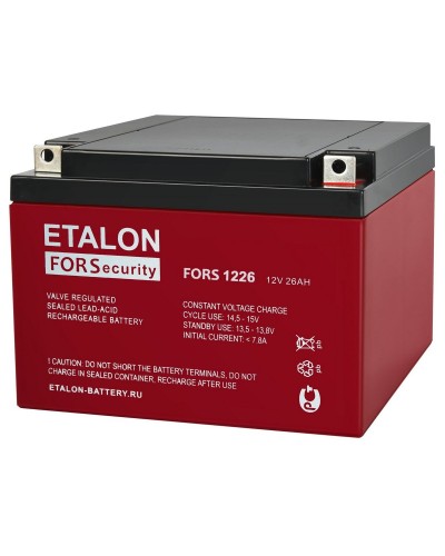 ETALON FORS 1226. Аккумулятор герметичный свинцово-кислотный. ETALON в Томске