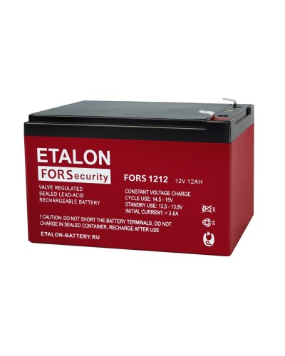 ETALON FORS 1212. Аккумулятор герметичный свинцово-кислотный. ETALON в Томске